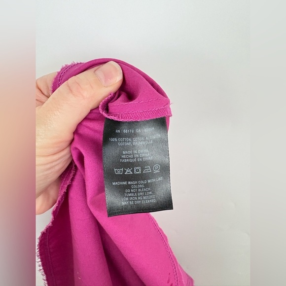 Anthropologie Maeve Mona Off Shoulder Fuchsia Dress - Picture 5 of 6